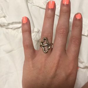 James Avery heart to heart ring